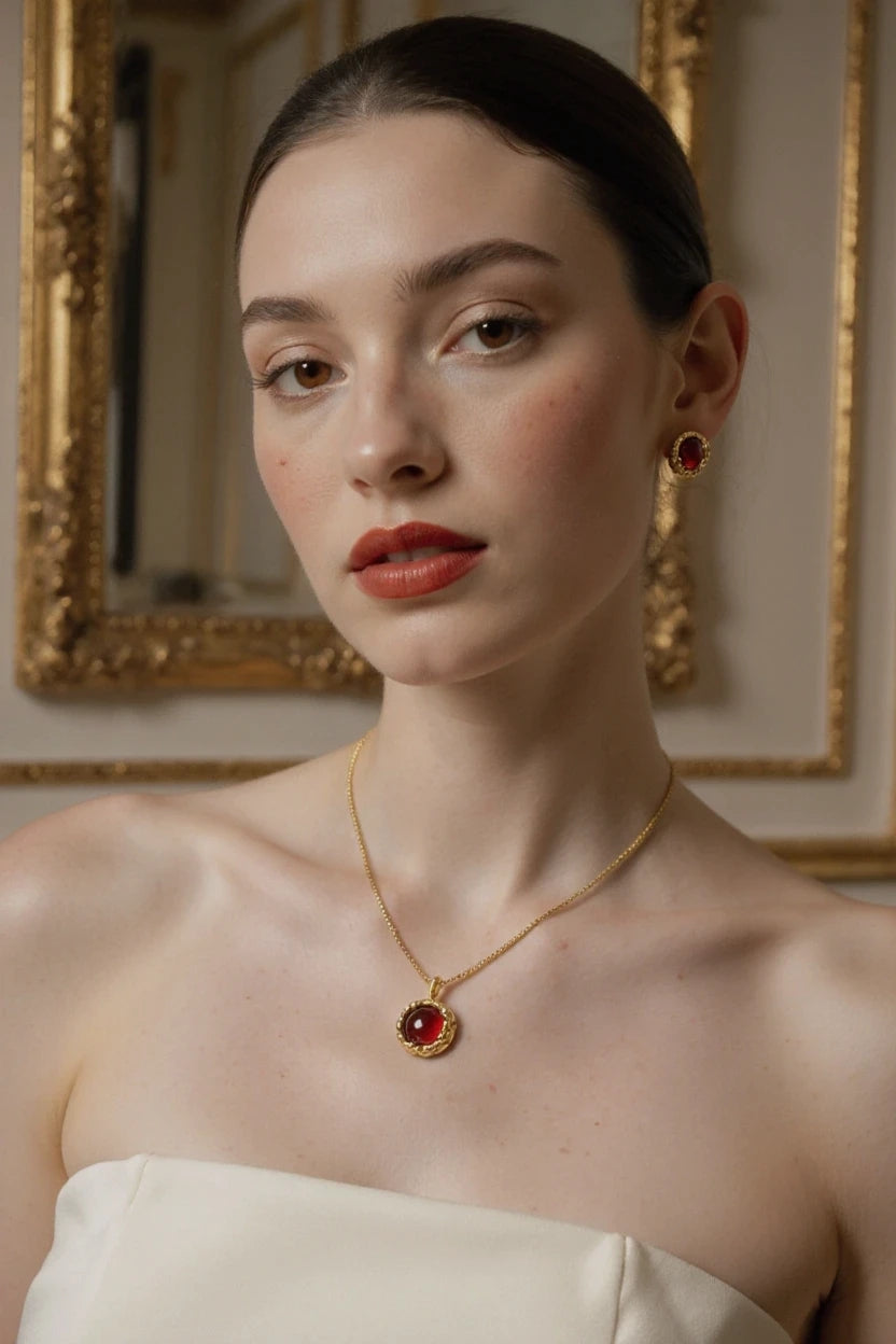 Atrani studio red vibes: This one is a whole vibe.
It’s confidence, it’s passion, it’s that main character energy.
Rouge is for when you want to feel bold, hot, alive.
Think red lips, eye contact, and a little mischief.
You’re not waiting to be seen; you already are.