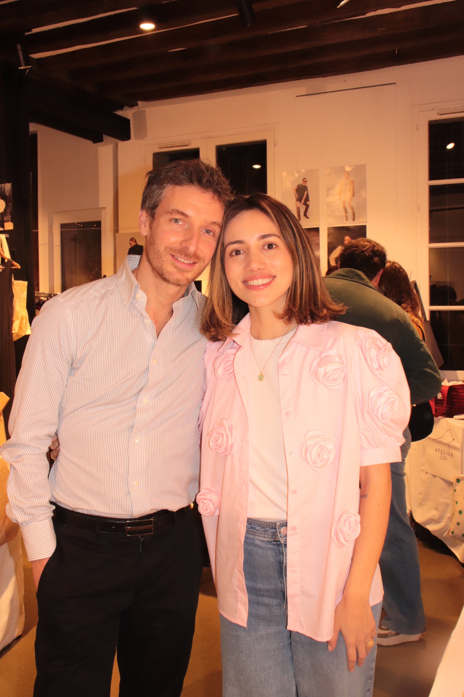 Laura Breteau and Philippe Breteau founders of Atrani Studio a Parisian jewerly bijoux independent fashion brand.