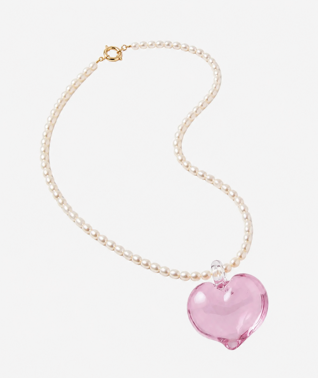 Pink - Heart Charm