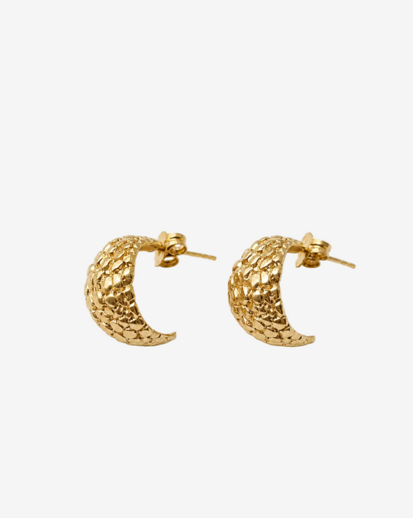 La Roca Moon Earrings