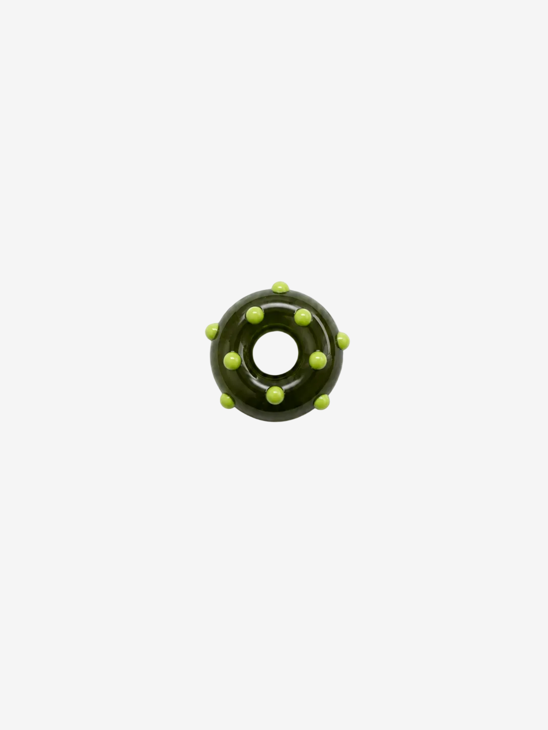 Olive Green Donut - Charm