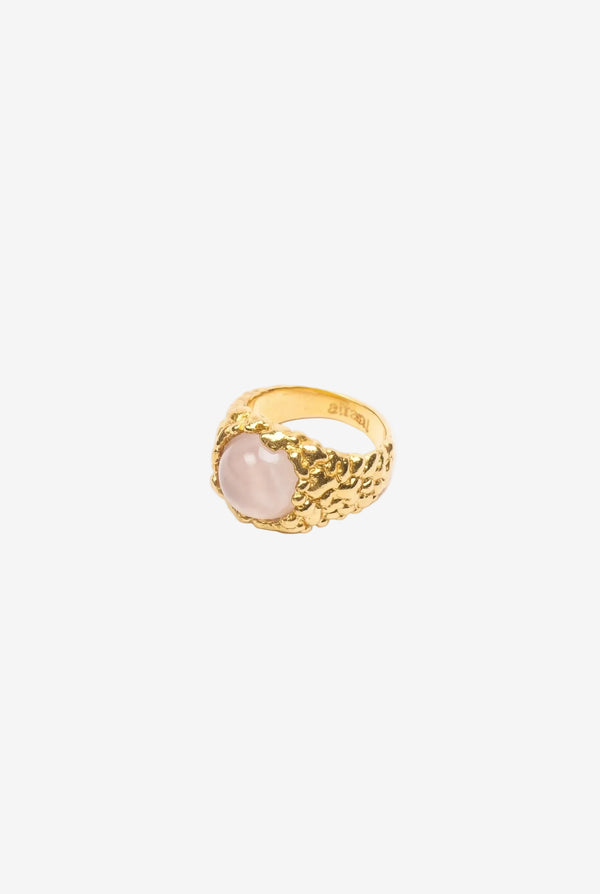 bijoux bague rosee pierre naturel atrani studio 