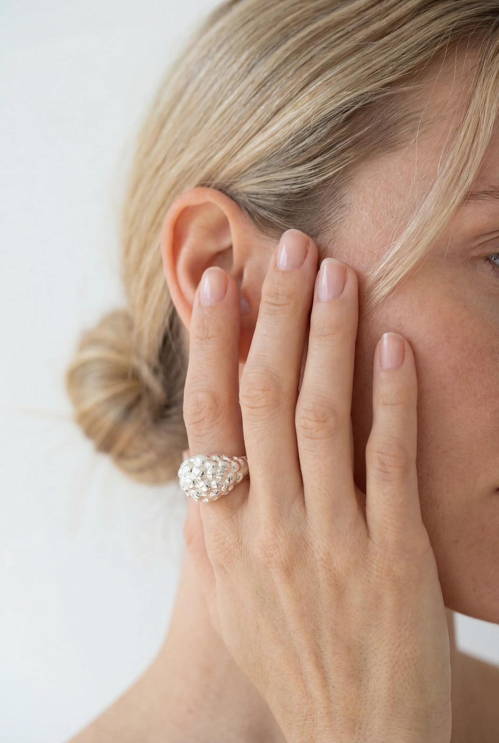 La Mini Roca Ring Silver