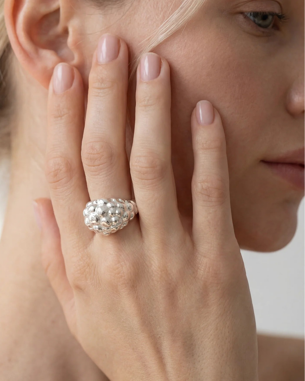 La Mini Roca Ring Silver